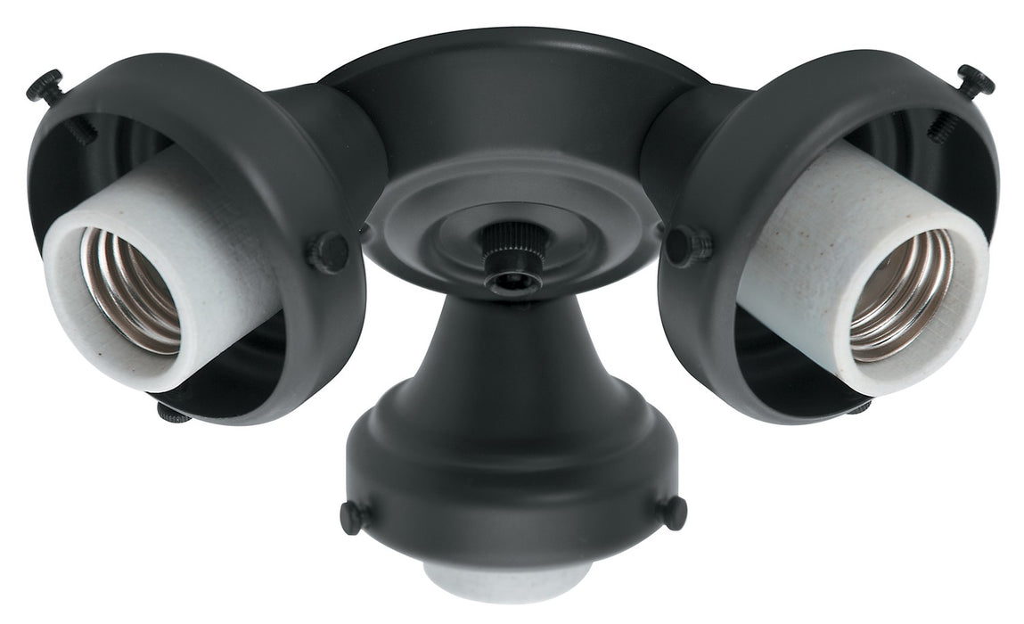 Hunter 99140 Three Light Fitter, Black