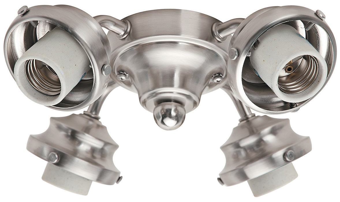 Hunter 99146 Four Light Fitter, Brushed Nickel