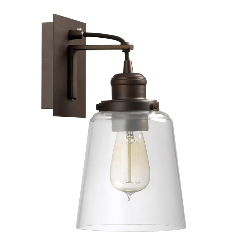 Capital Lighting 3711BB-135 One Light Wall Sconce, Burnished Bronze