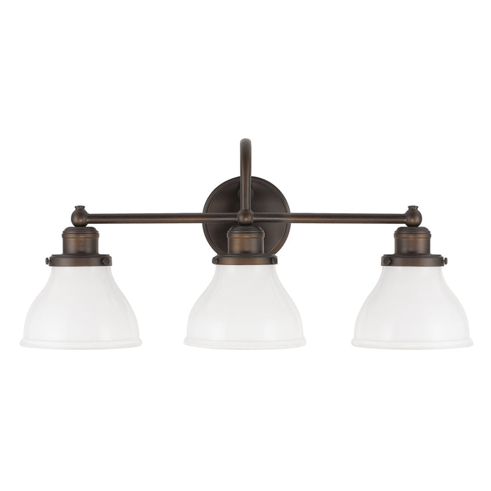 Capital Lighting 8303BB-128 Three Light Vanity, Burnished Bronze