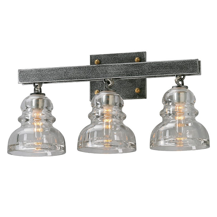 Troy Lighting B3953-OS Three Light Bath And Vanity, Old Silver