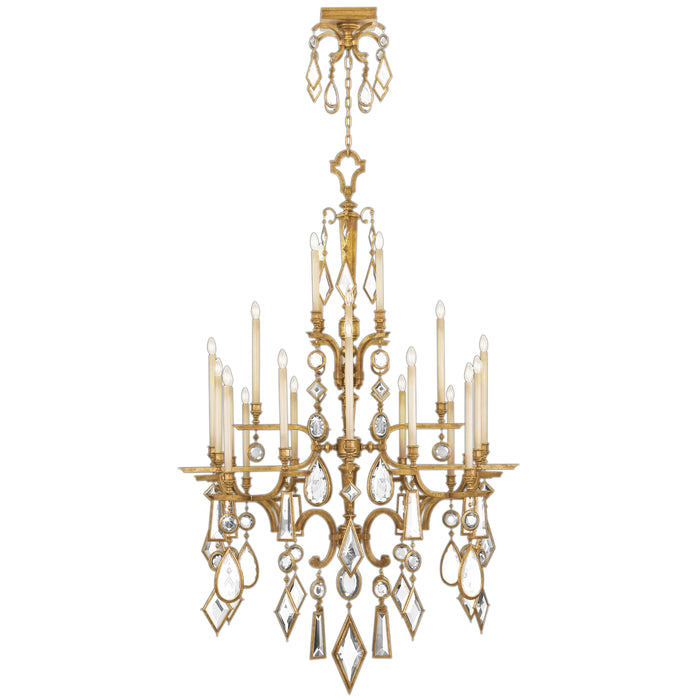 Fine Art 714640-3ST 24 Light Chandelier, Gold