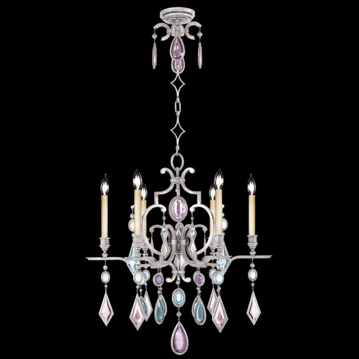 Fine Art 729440-1ST Six Light Chandelier, Silver