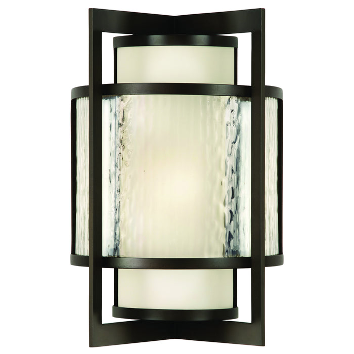 Fine Art 818081ST One Light Outdoor Wall Sconce, Bronze