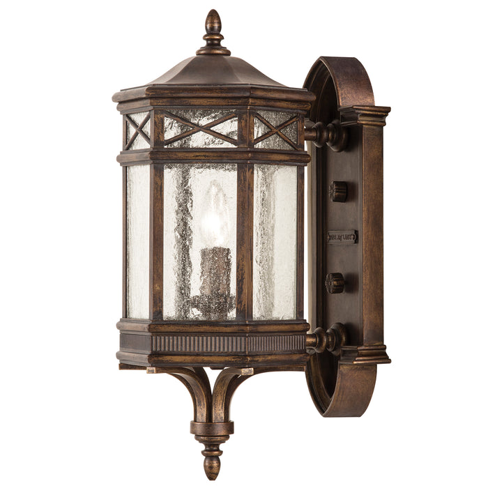 Fine Art 844881ST One Light Outdoor Wall Mount, Bronze