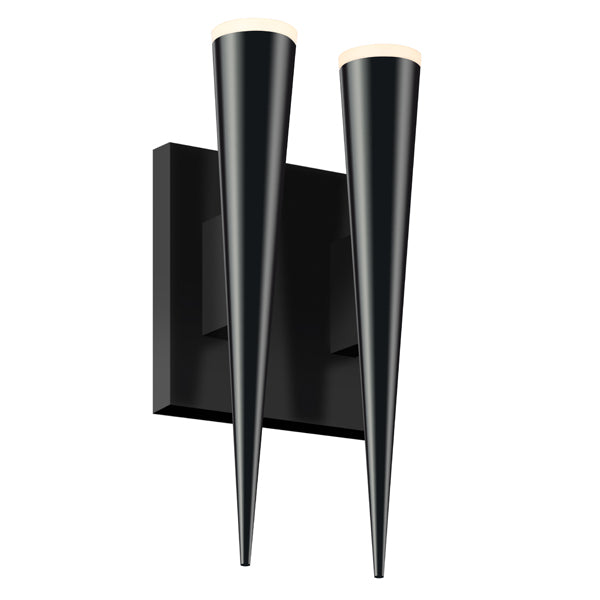Sonneman 2382.25 LED Wall Sconce, Satin Black
