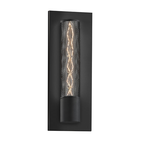 Sonneman 4943.97 One Light Wall Sconce, Textured Black