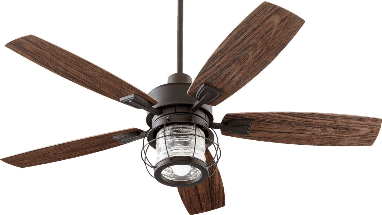 Quorum 13525-86 52"Patio Fan, Oiled Bronze