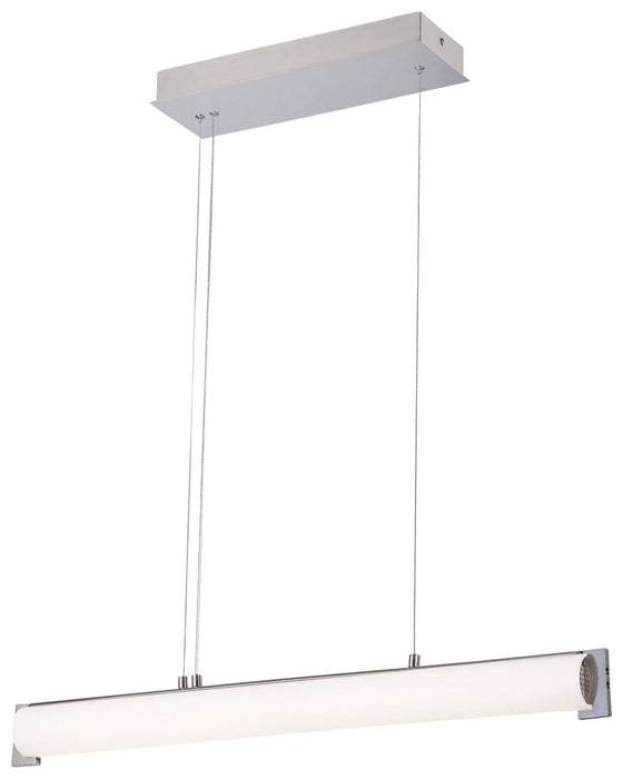 George Kovacs P1151-084-L LED Island Pendant, Brushed Nickel
