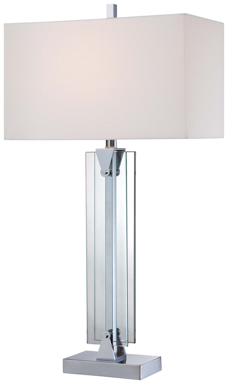 George Kovacs P1608-077 LED Table Lamp, Chrome