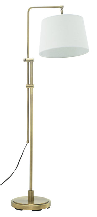 House of Troy CR700-AB One Light Floor Lamp, Antique Brass