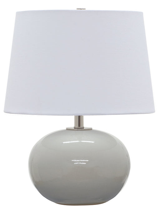 House of Troy GS600-GG One Light Table Lamp, Gray Gloss