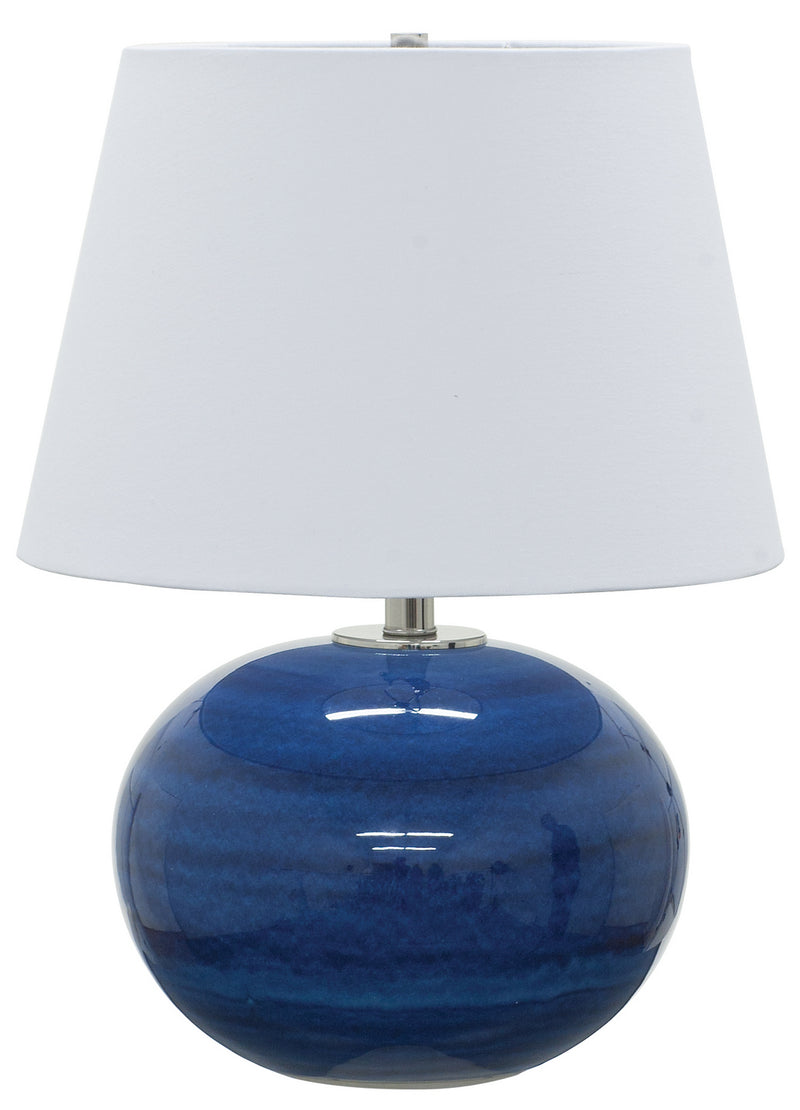 House of Troy GS700-BG One Light Table Lamp, Blue Gloss