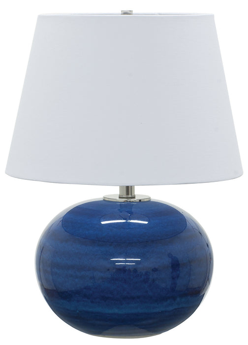 House of Troy GS700-BG One Light Table Lamp, Blue Gloss