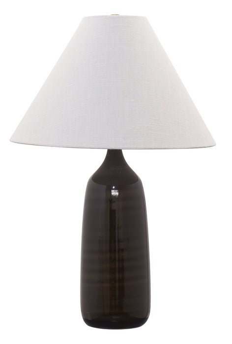 House of Troy GS100-BR One Light Table Lamp, Brown Gloss