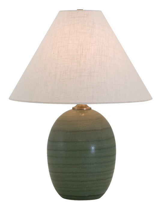 House of Troy GS140-GM One Light Table Lamp, Green Matte
