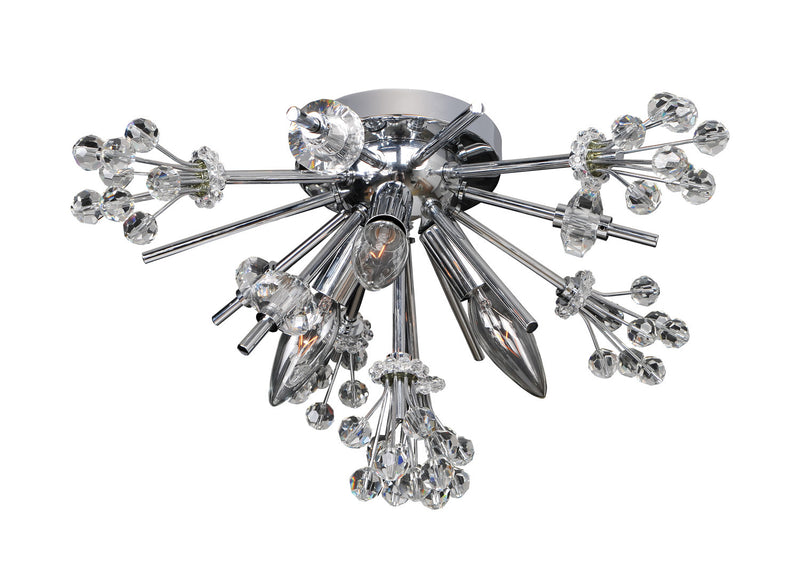 Allegri 11630-010-FR001 Three Light Wall Bracket - Flush Mount, Chrome