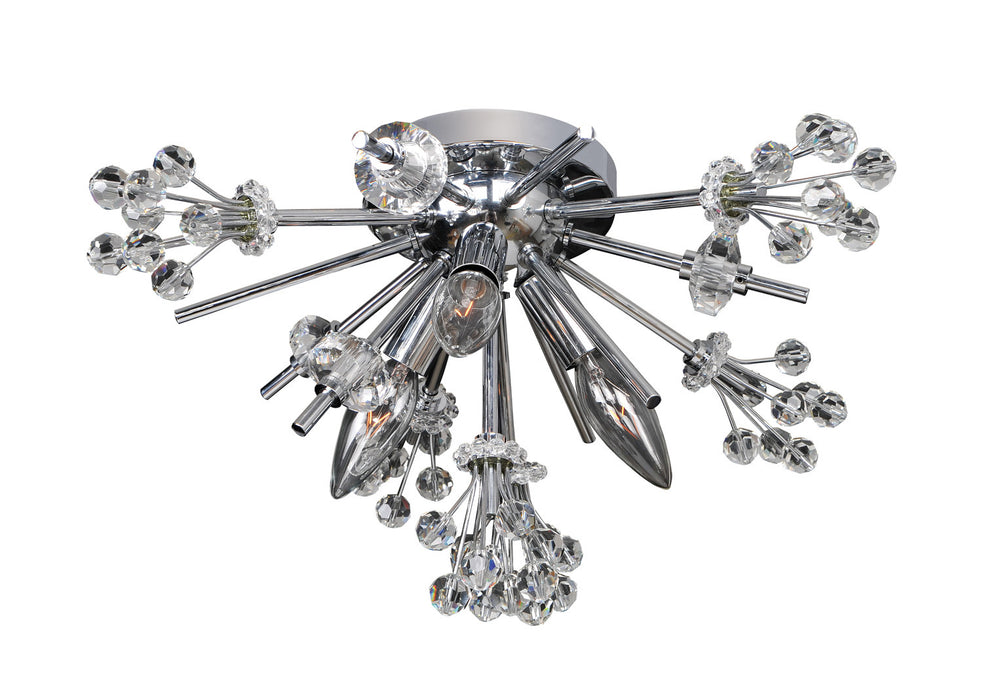 Allegri 11630-010-FR001 Three Light Wall Bracket - Flush Mount, Chrome