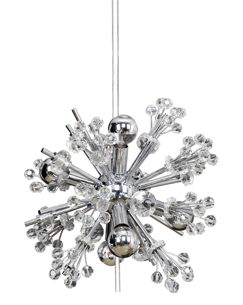 Allegri 11631-010-FR001 Six Light Mini Pendant, Chrome
