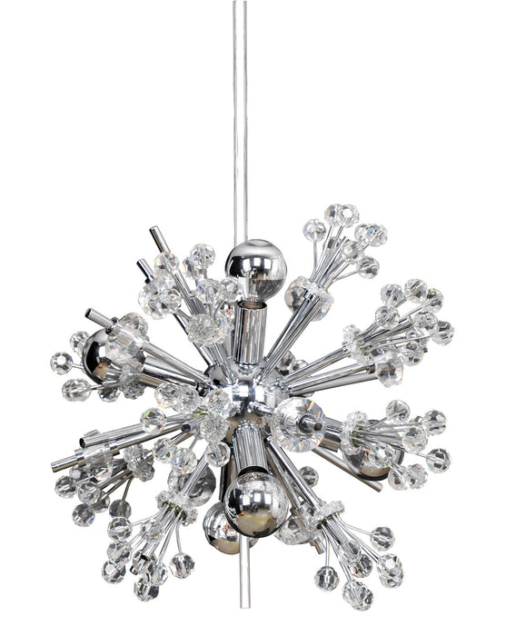Allegri 11631-010-FR001 Six Light Mini Pendant, Chrome