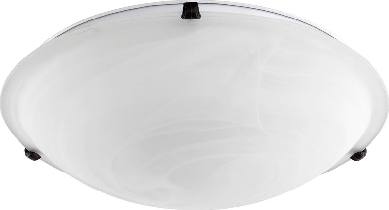 Quorum 3000-20-86 Four Light Ceiling Mount, Oiled Bronze