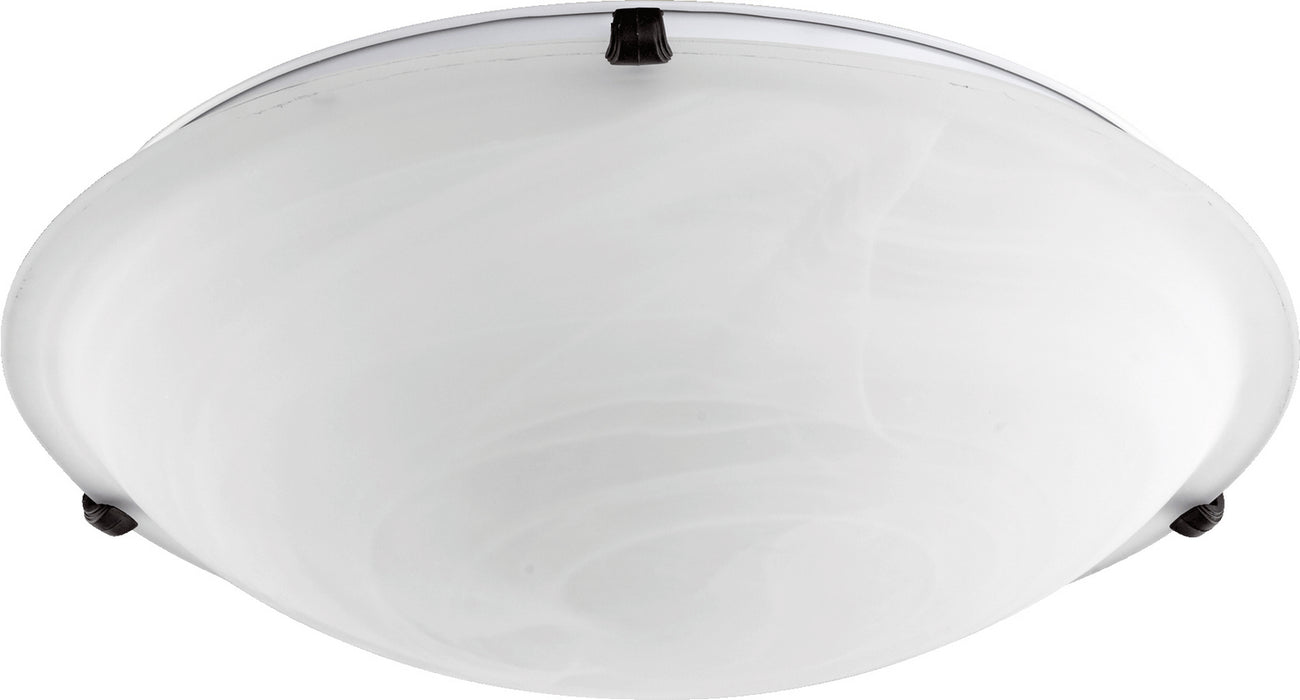 Quorum 3000-20-86 Four Light Ceiling Mount, Oiled Bronze