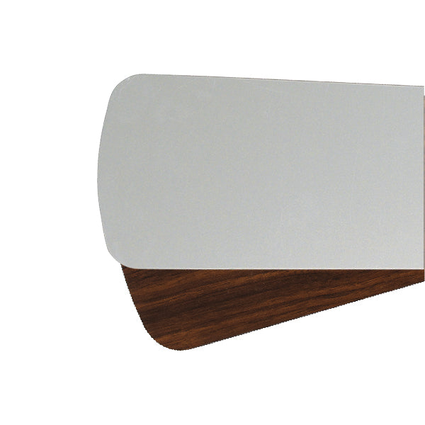 Quorum 3066524121 Blade, Satin Nickel / Walnut