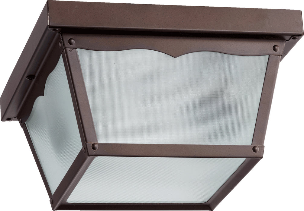 Quorum 3080-9-86 Two Light Ceiling Mount, Oiled Bronze