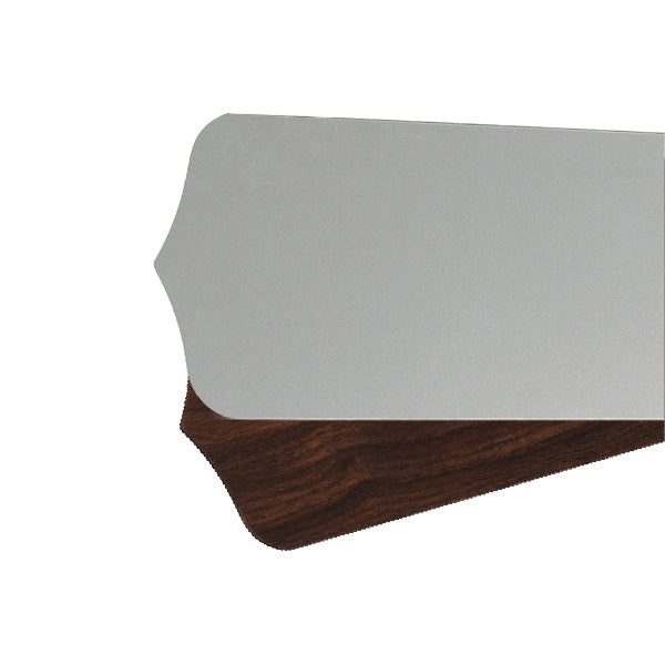 Quorum 5256524111 Blade, Satin Nickel / Walnut