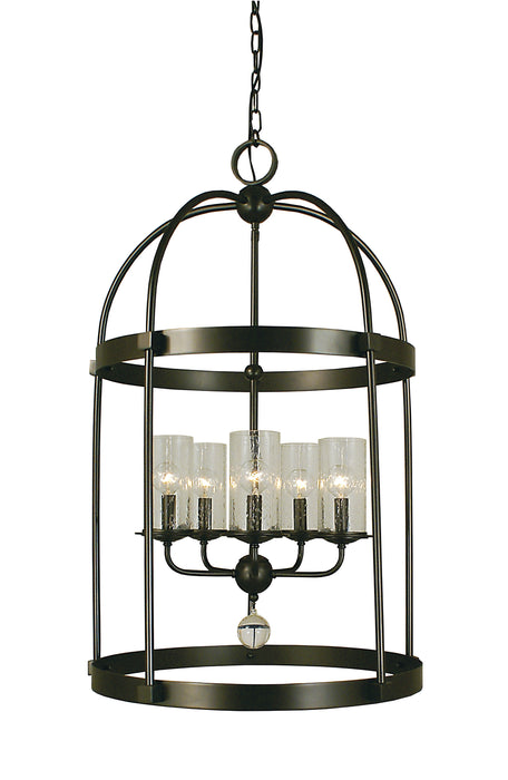 Framburg 1105 MB Five Light Chandelier, Mahogany Bronze