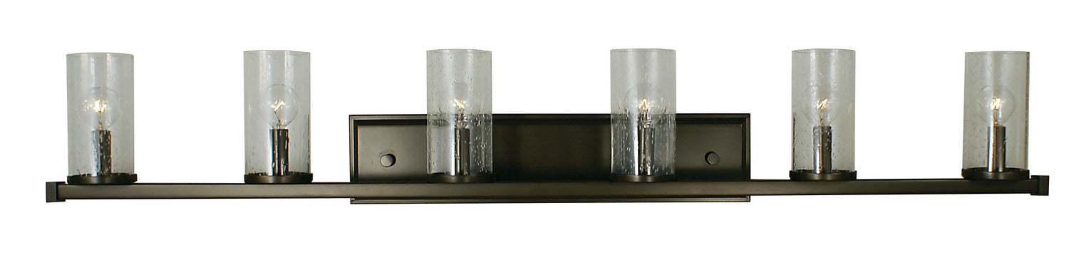 Framburg 1110 MB Six Light Wall Sconce, Mahogany Bronze
