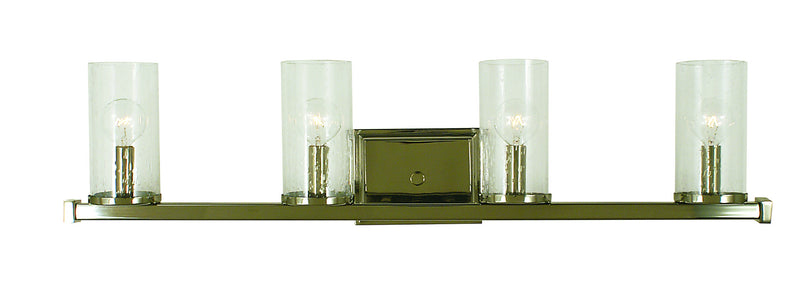 Framburg 1114 PN Four Light Wall Sconce, Polished Nickel