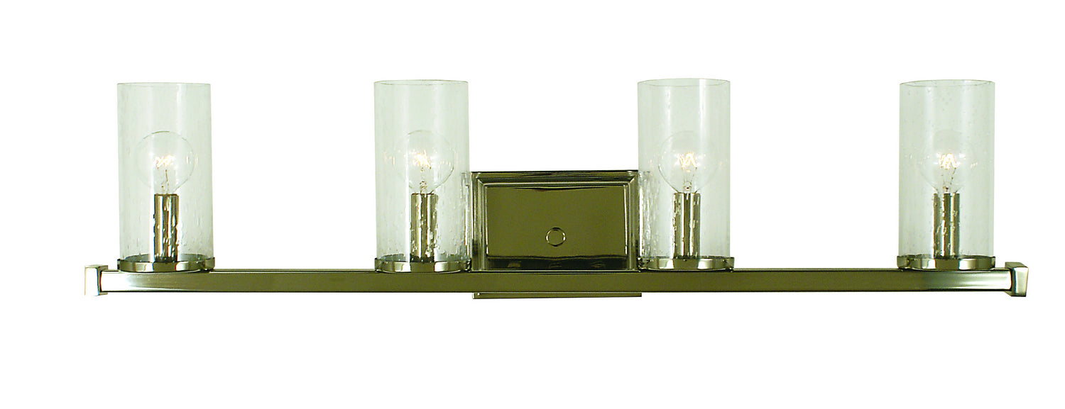 Framburg 1114 PN Four Light Wall Sconce, Polished Nickel