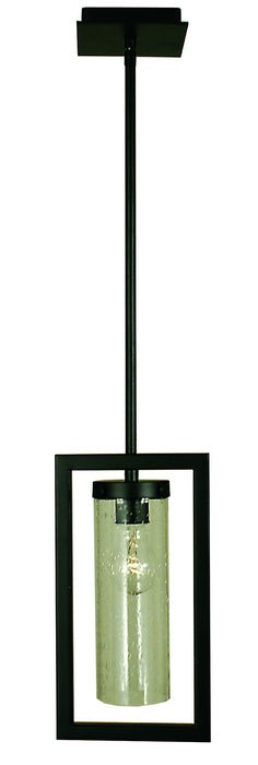 Framburg 1156 MBLACK One Light Pendant, Matte Black