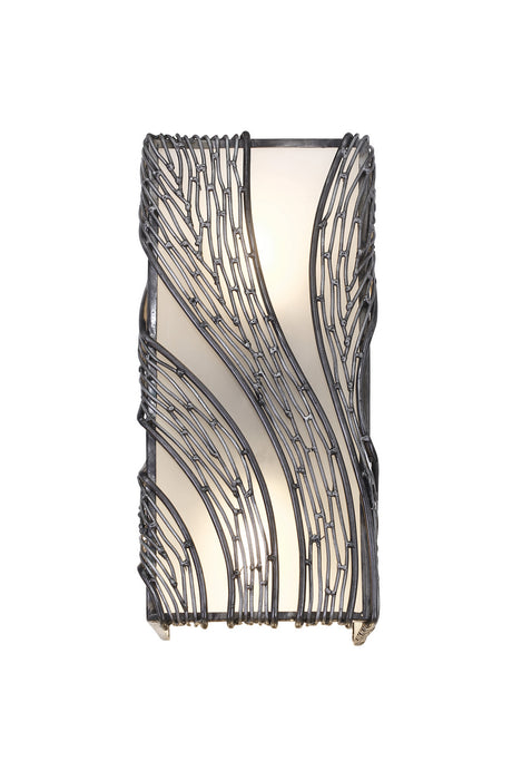 Varaluz 240W02SL Two Light Wall Sconce, Steel