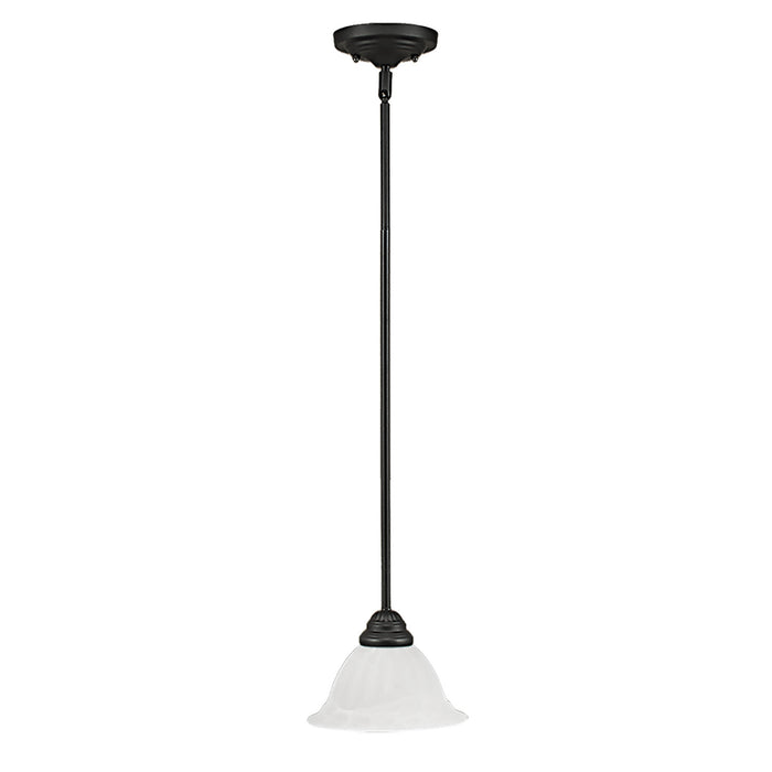 Millennium 1701-BK One Light Mini Pendant, Black