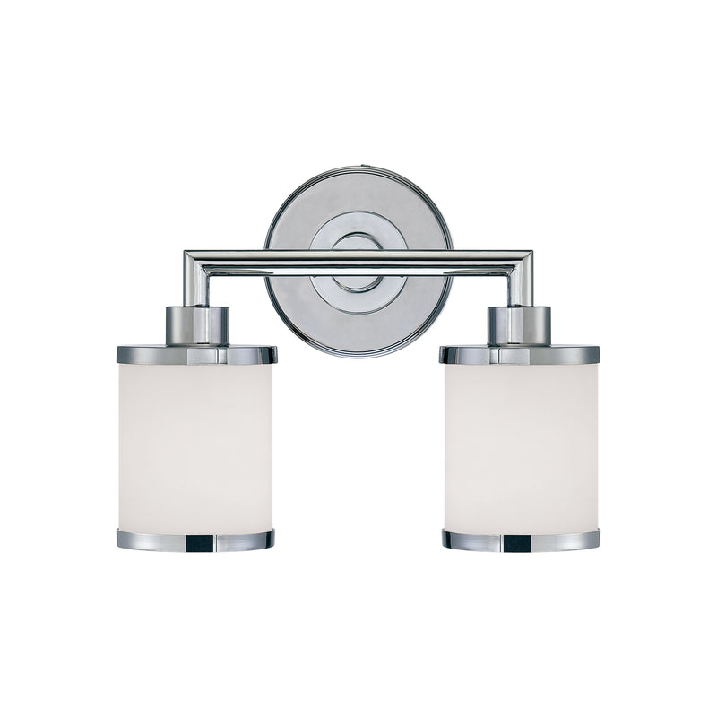 Millennium 222-CH Two Light Vanity, Chrome