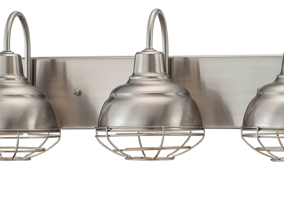 Millennium 5423-SN Three Light Vanity, Satin Nickel