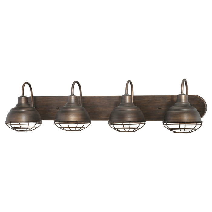 Millennium 5424-RBZ Four Light Vanity, Rubbed Bronze