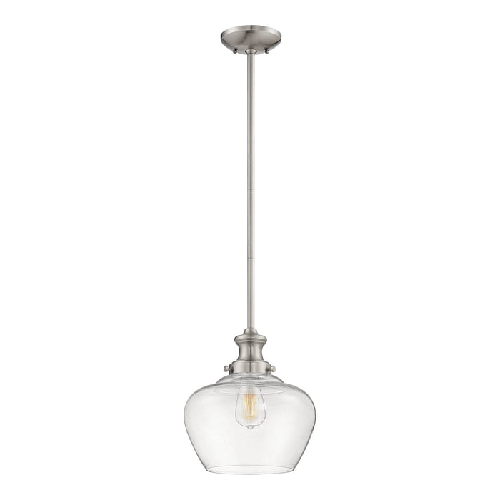 Millennium 5711-BN One Light Pendant, Brushed Nickel