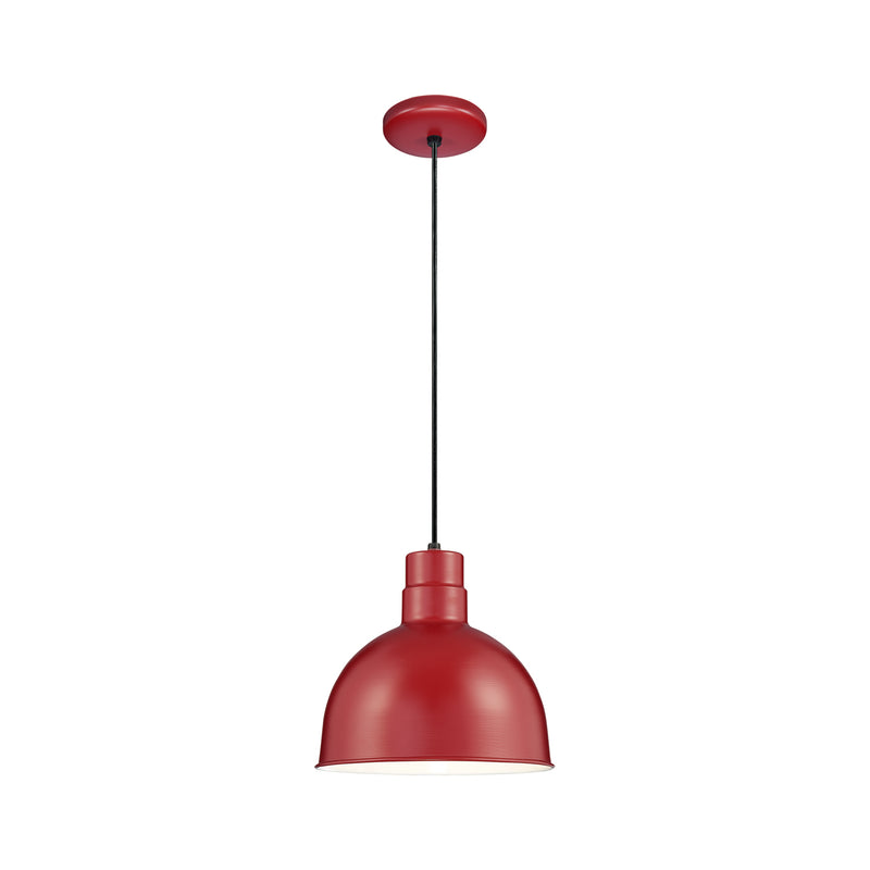 Millennium RDBC12-SR One Light Pendant, Satin Red
