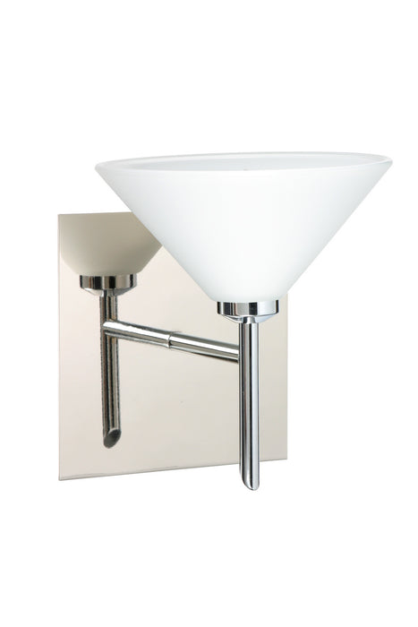 Besa 1SW-117607-CR-SQ One Light Wall Sconce, Chrome