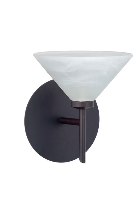 Besa 1SW-117652-BR One Light Wall Sconce, Bronze