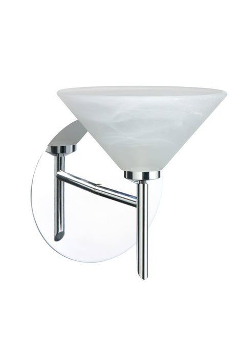 Besa 1SW-117652-CR One Light Wall Sconce, Chrome