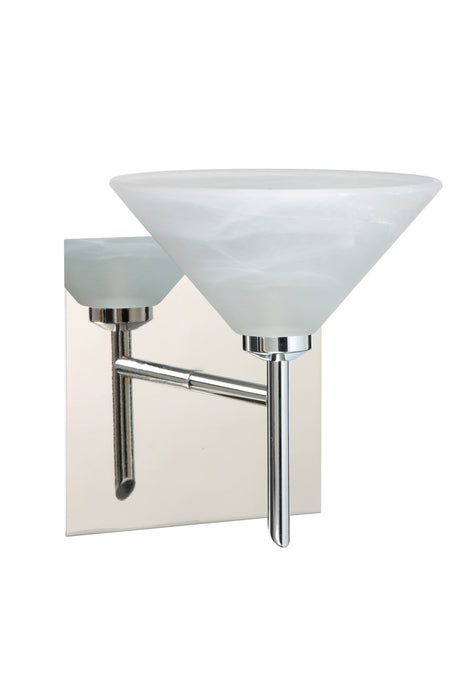 Besa 1SW-117652-CR-SQ One Light Wall Sconce, Chrome