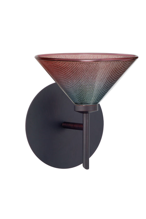 Besa 1SW-117691-BR One Light Wall Sconce, Bronze