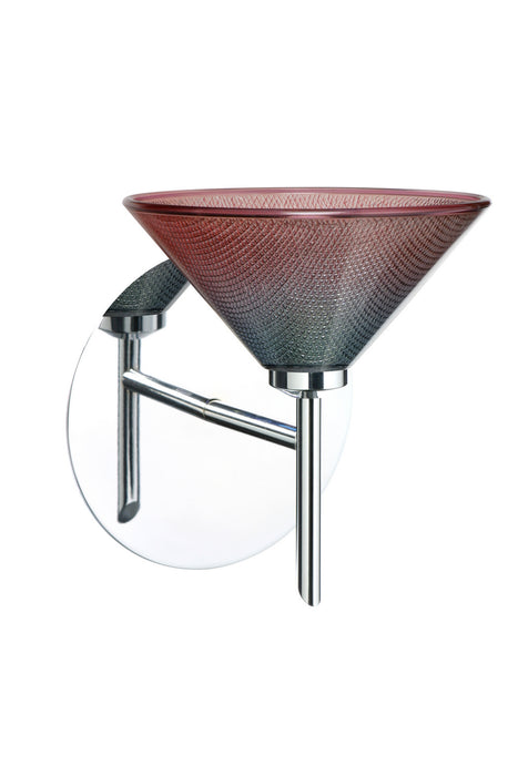 Besa 1SW-117691-CR One Light Wall Sconce, Chrome