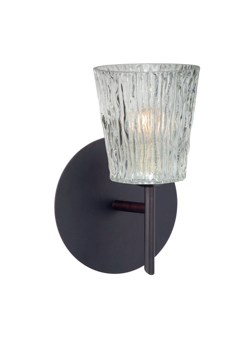 Besa 1SW-512500-BR One Light Wall Sconce, Bronze