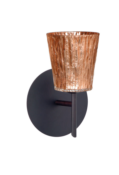 Besa 1SW-5125CF-BR One Light Wall Sconce, Bronze