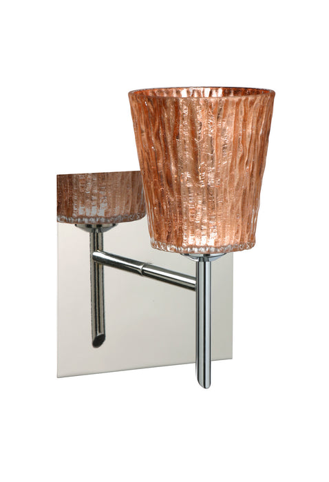 Besa 1SW-5125CF-CR-SQ One Light Wall Sconce, Chrome